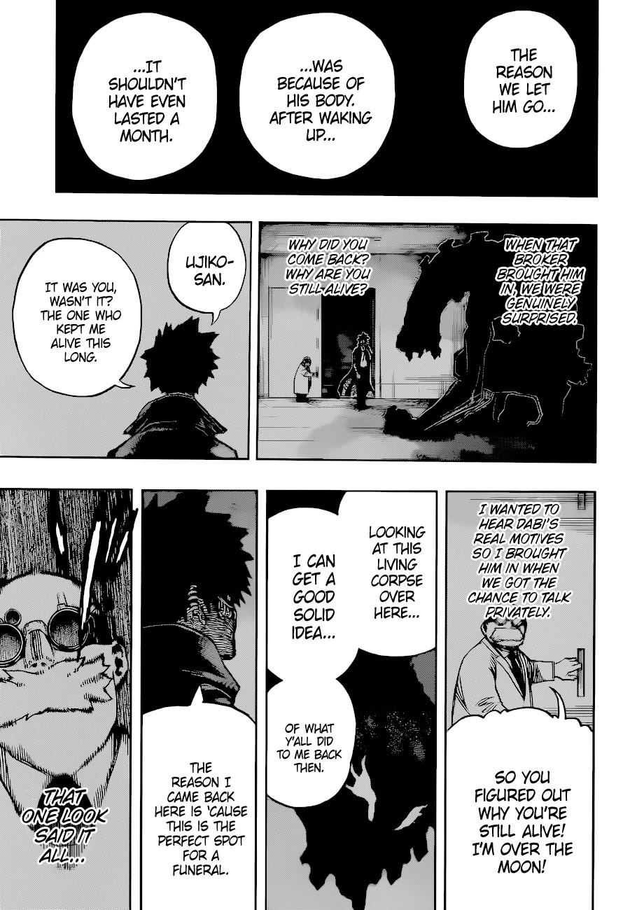 Boku no Hero Academia Chapter 350 page 12 - Chapter 350: Flames