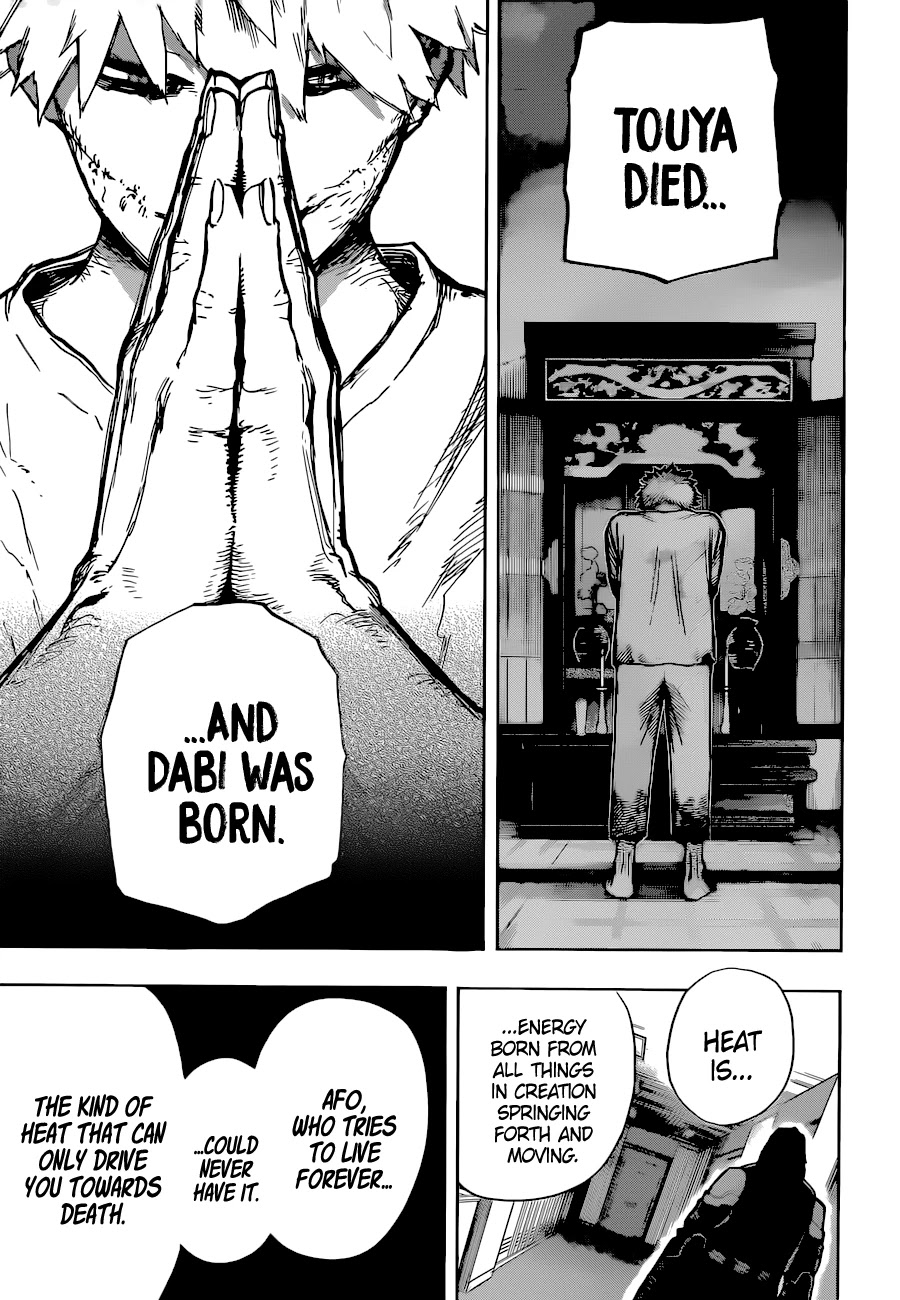 Boku no Hero Academia Chapter 350 page 16 - Chapter 350: Flames