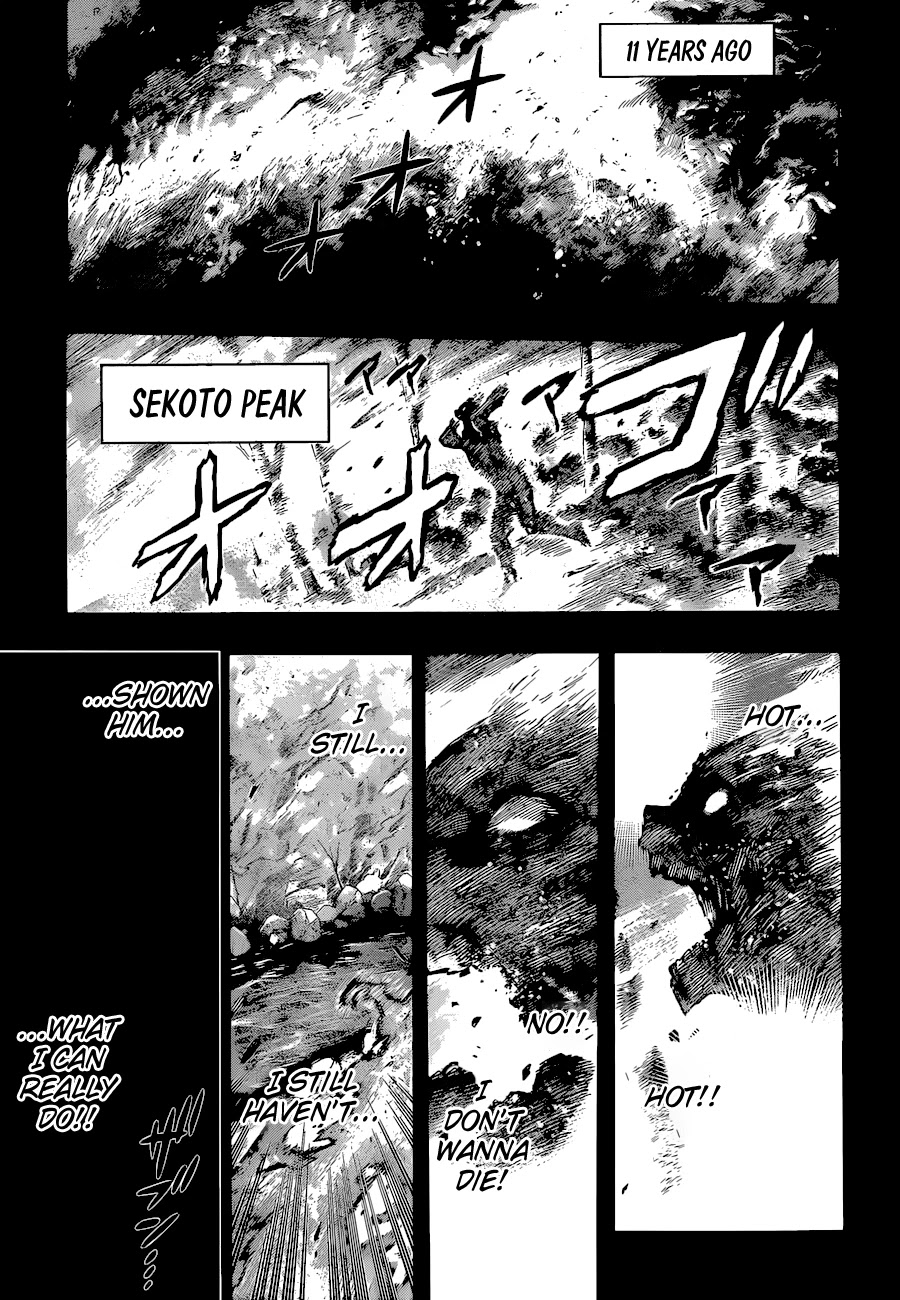 Boku no Hero Academia Chapter 350 page 4 - Chapter 350: Flames