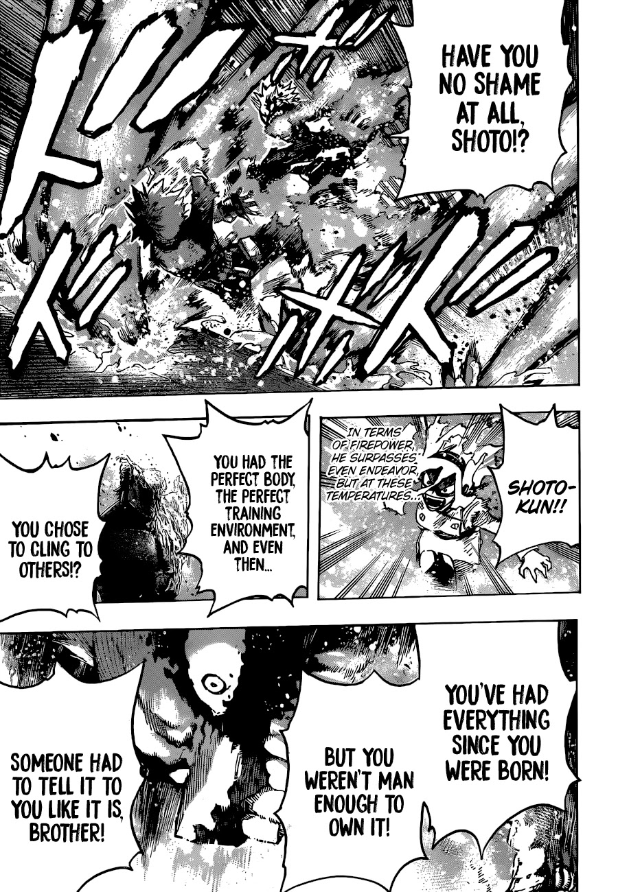 Boku no Hero Academia Chapter 351 page 10 - Chapter 351: Twin Flashing Flames