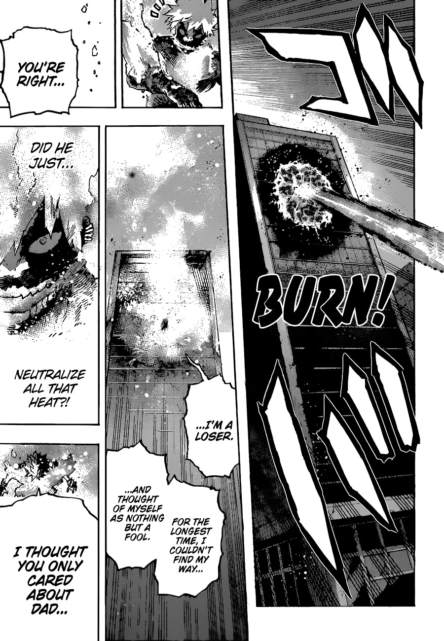 Boku no Hero Academia Chapter 351 page 12 - Chapter 351: Twin Flashing Flames