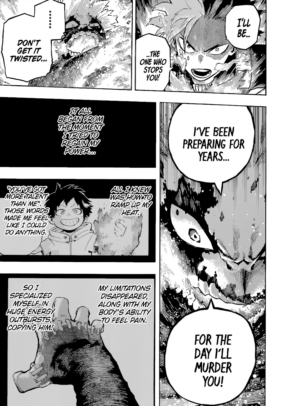 Boku no Hero Academia Chapter 351 page 4 - Chapter 351: Twin Flashing Flames
