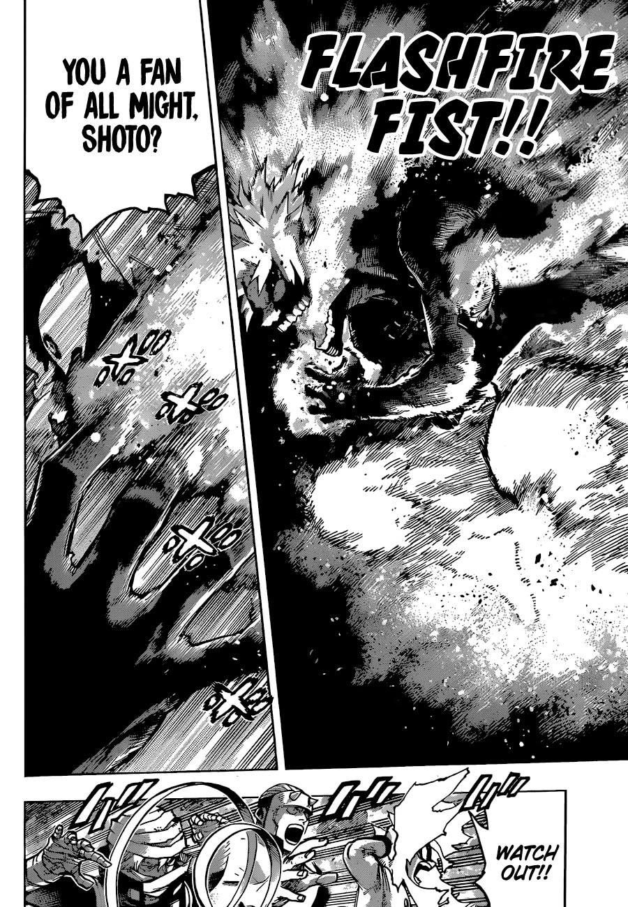 Boku no Hero Academia Chapter 351 page 5 - Chapter 351: Twin Flashing Flames