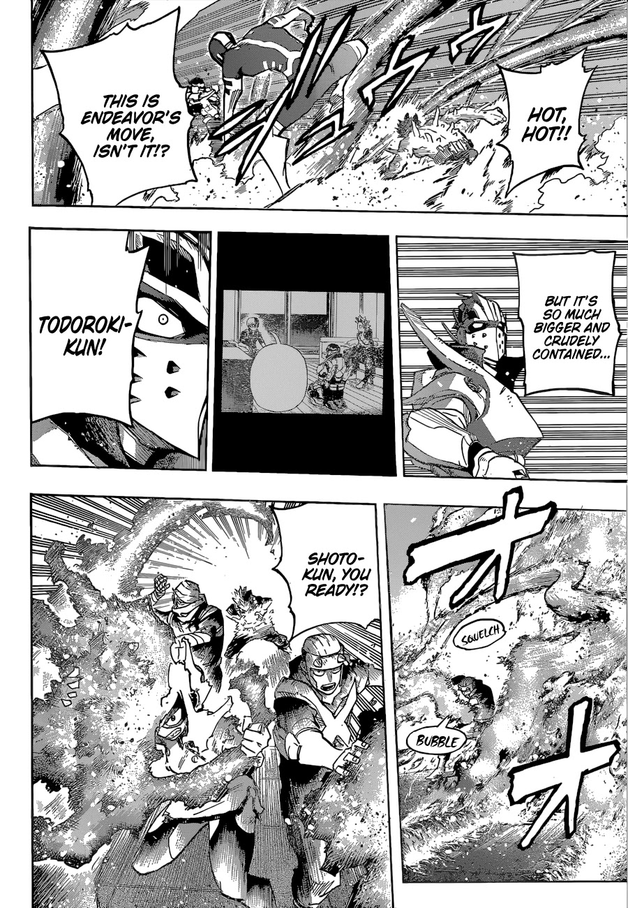 Boku no Hero Academia Chapter 351 page 7 - Chapter 351: Twin Flashing Flames