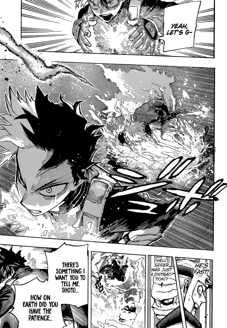 Boku no Hero Academia Chapter 351 page 8 - Chapter 351: Twin Flashing Flames