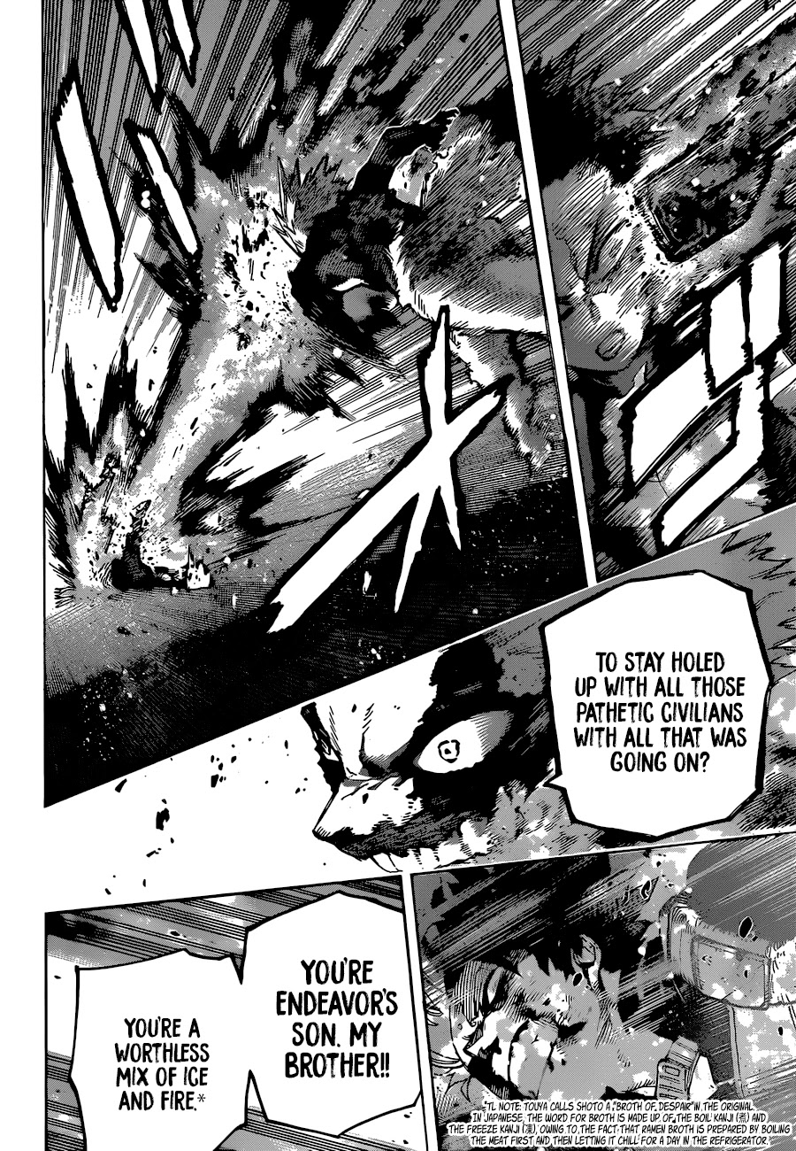 Boku no Hero Academia Chapter 351 page 9 - Chapter 351: Twin Flashing Flames