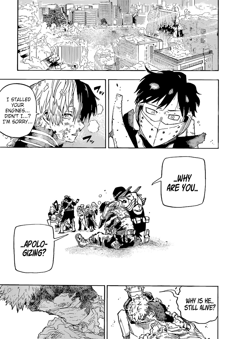 Boku no Hero Academia Chapter 353 page 15 - Chapter 353: Endeavor