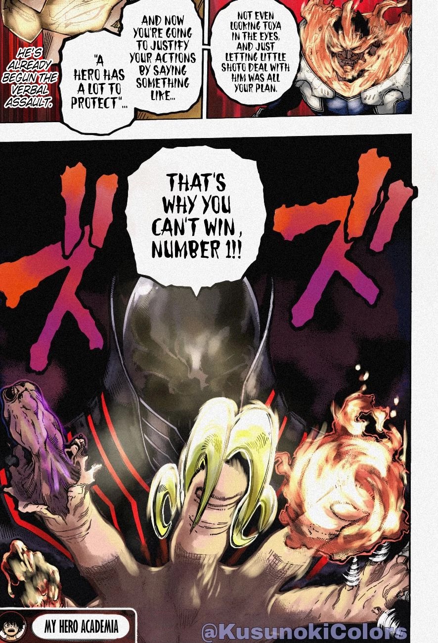 Boku no Hero Academia Chapter 353 page 19 - Chapter 353: Endeavor