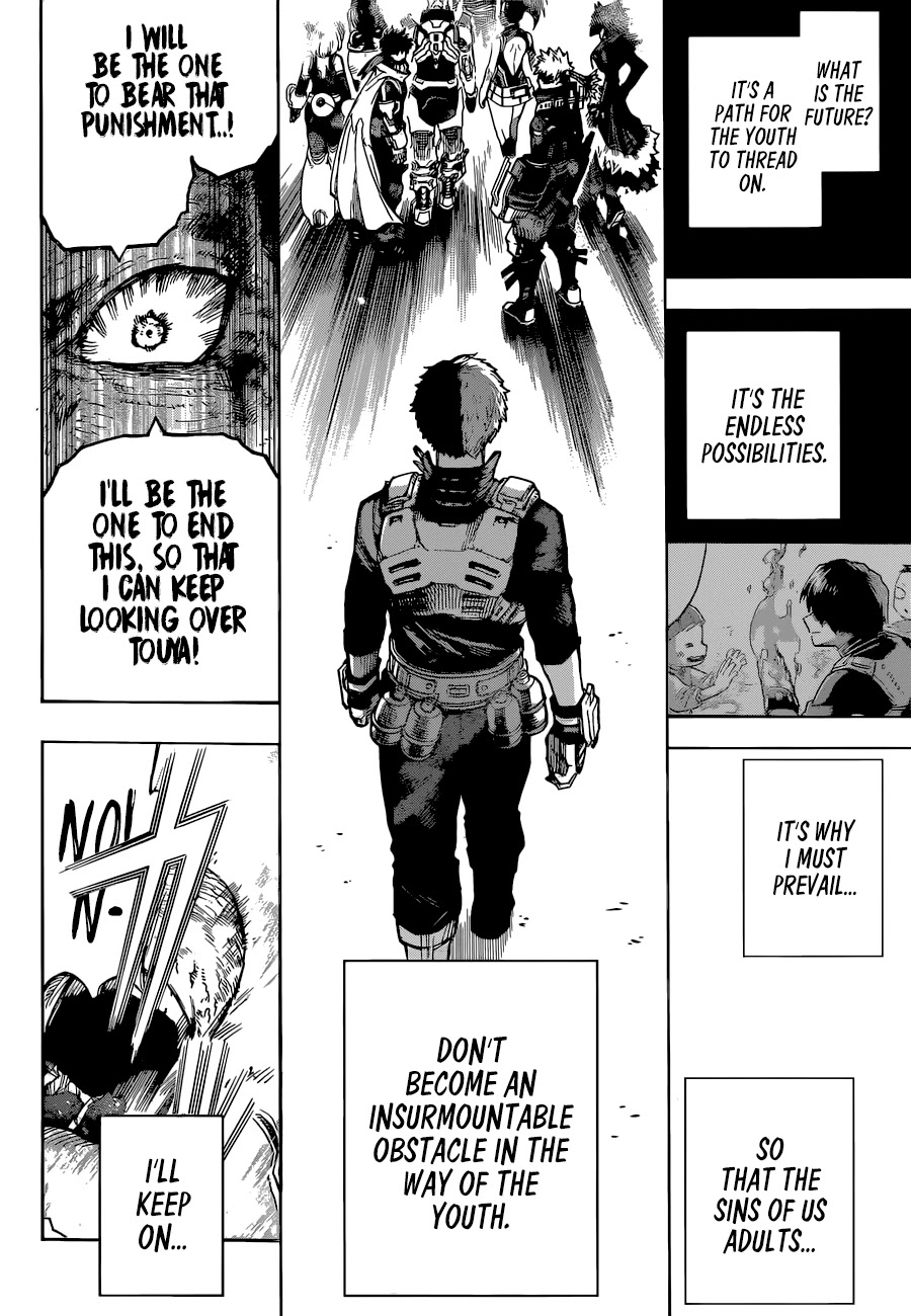 Boku no Hero Academia Chapter 357 page 11 - Chapter 357: The Real Thing! A Wounded Hero