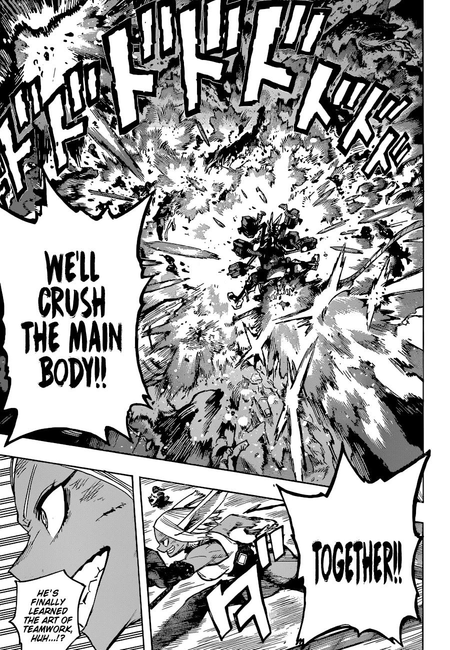 Boku no Hero Academia Chapter 358 page 10 - Chapter 358: A Small Step for a Man!