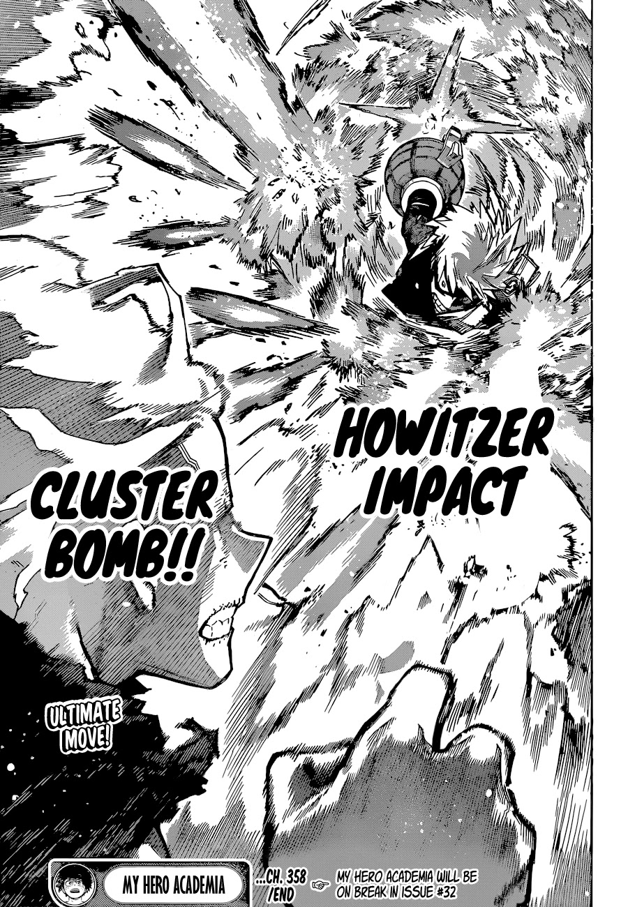 Boku no Hero Academia Chapter 358 page 14 - Chapter 358: A Small Step for a Man!