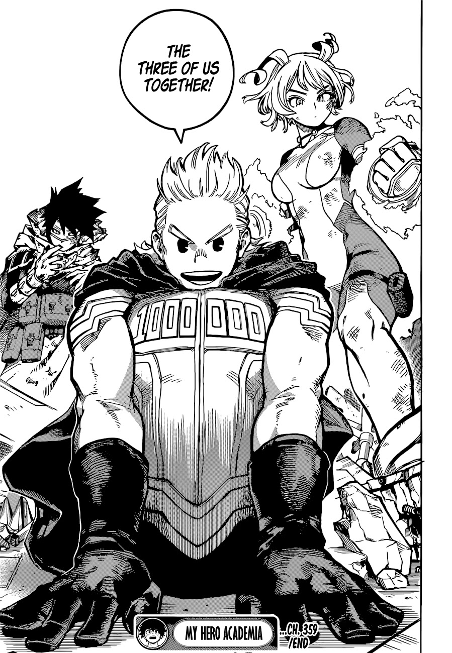 Boku no Hero Academia Chapter 359 page 18 - Chapter 359: Our School!