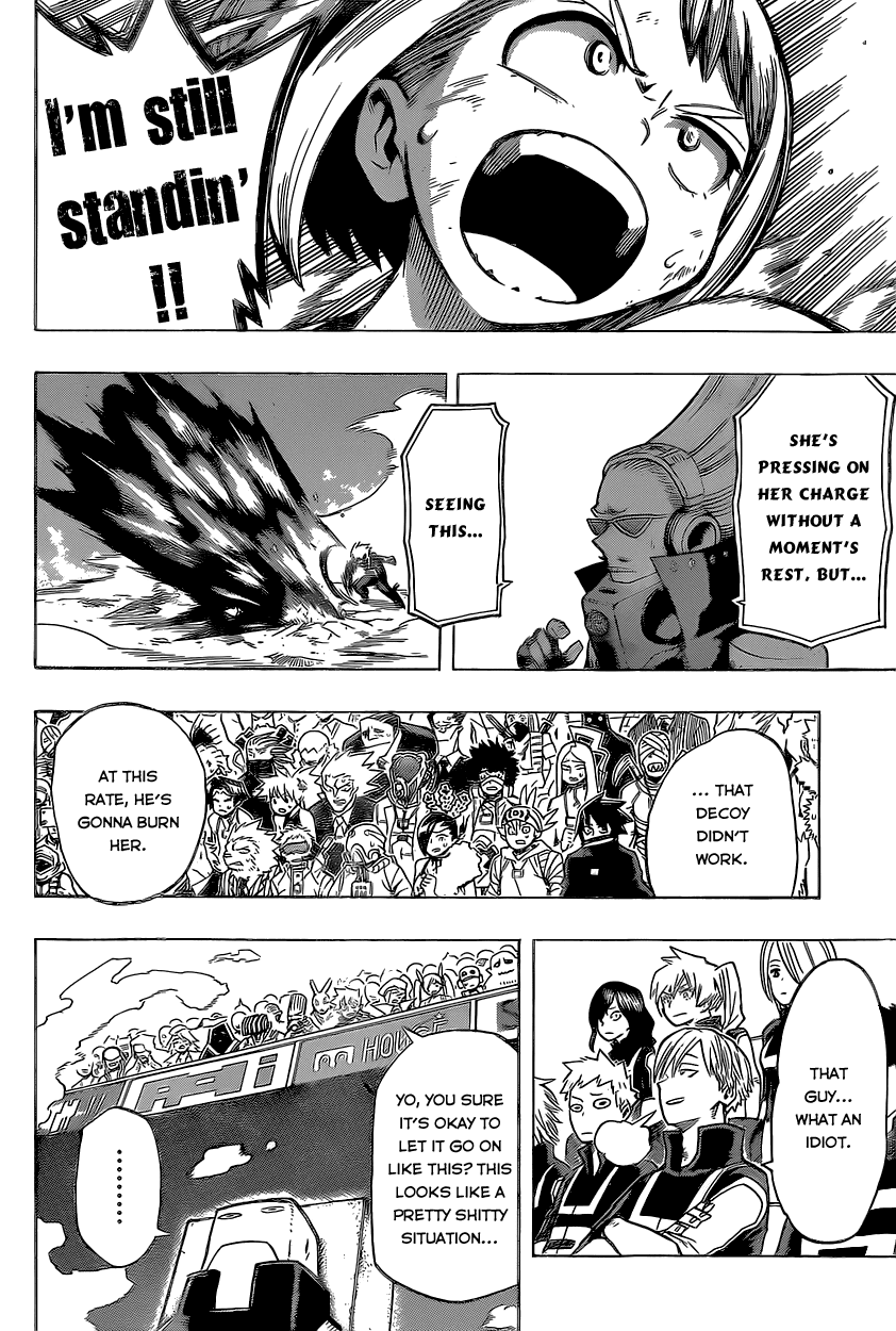 Boku no Hero Academia Chapter 36 page 11 - Chapter 36: Bakugou Vs. Uraraka