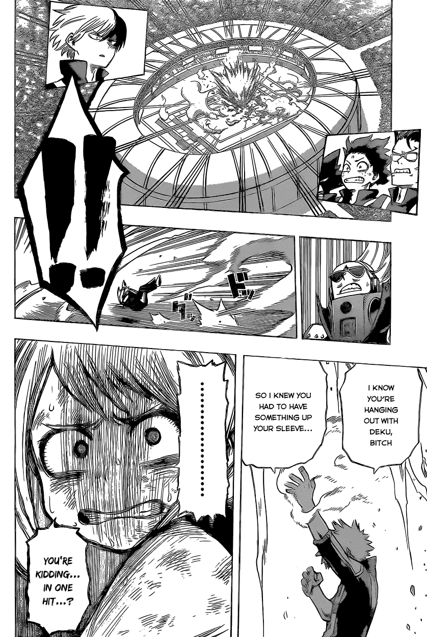Boku no Hero Academia Chapter 36 page 18 - Chapter 36: Bakugou Vs. Uraraka