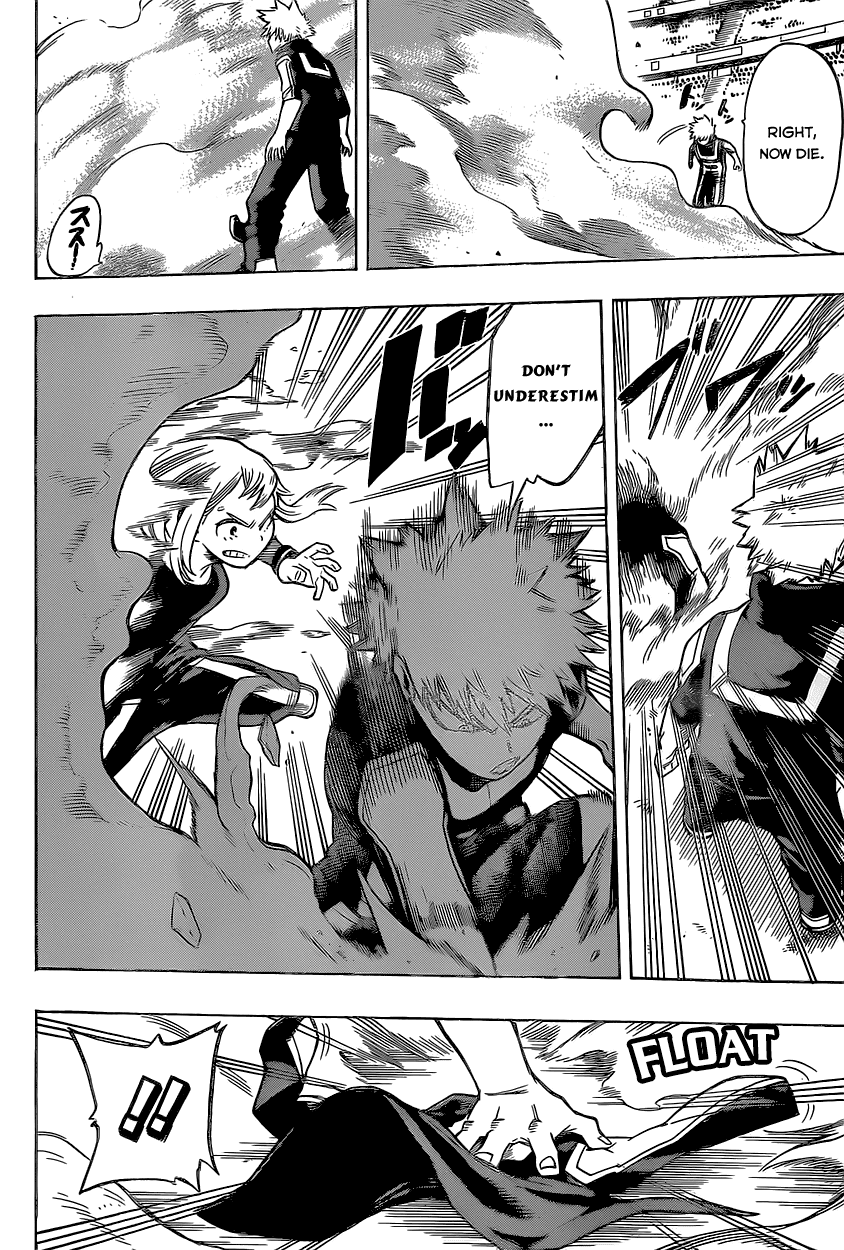 Boku no Hero Academia Chapter 36 page 7 - Chapter 36: Bakugou Vs. Uraraka