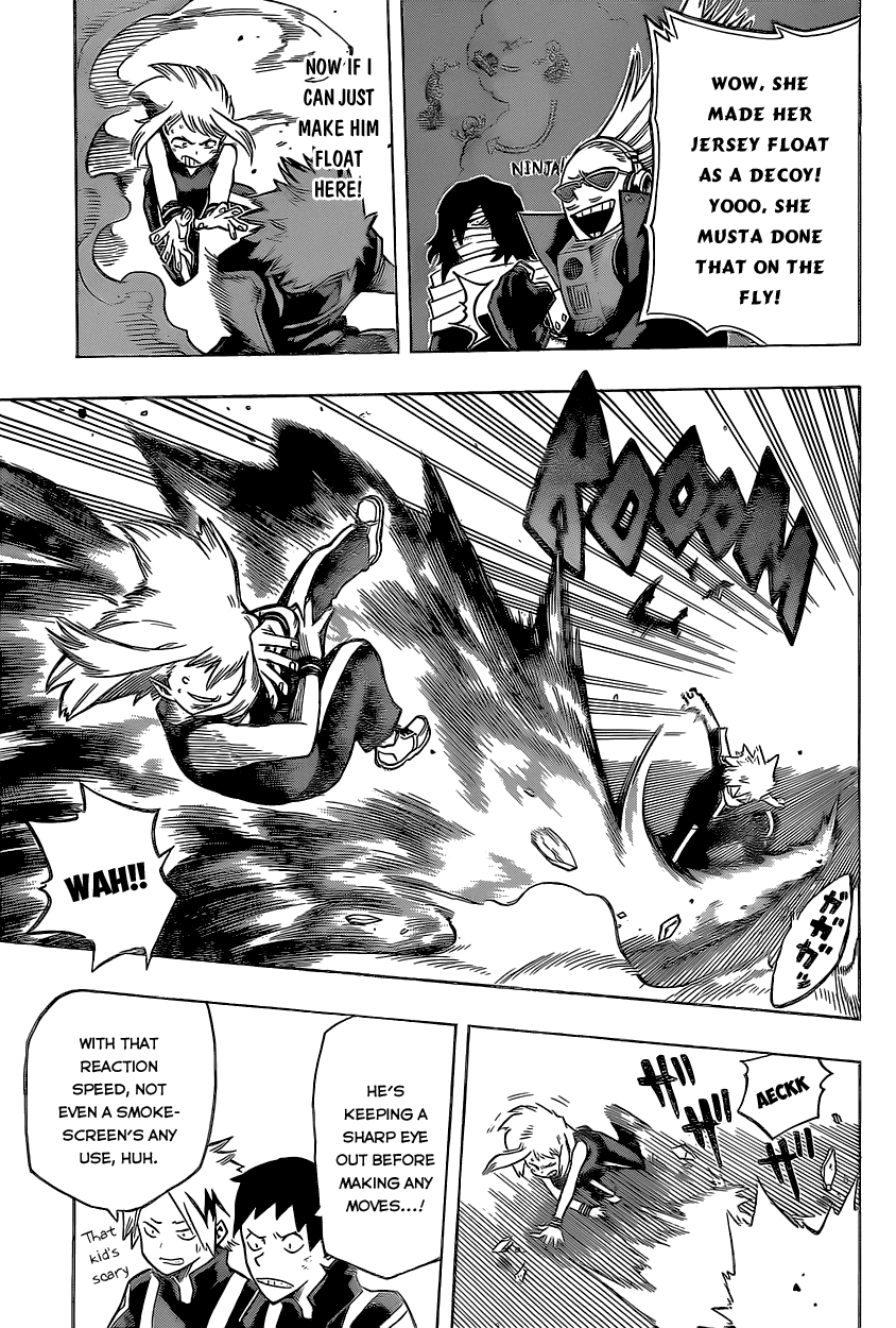 Boku no Hero Academia Chapter 36 page 8 - Chapter 36: Bakugou Vs. Uraraka