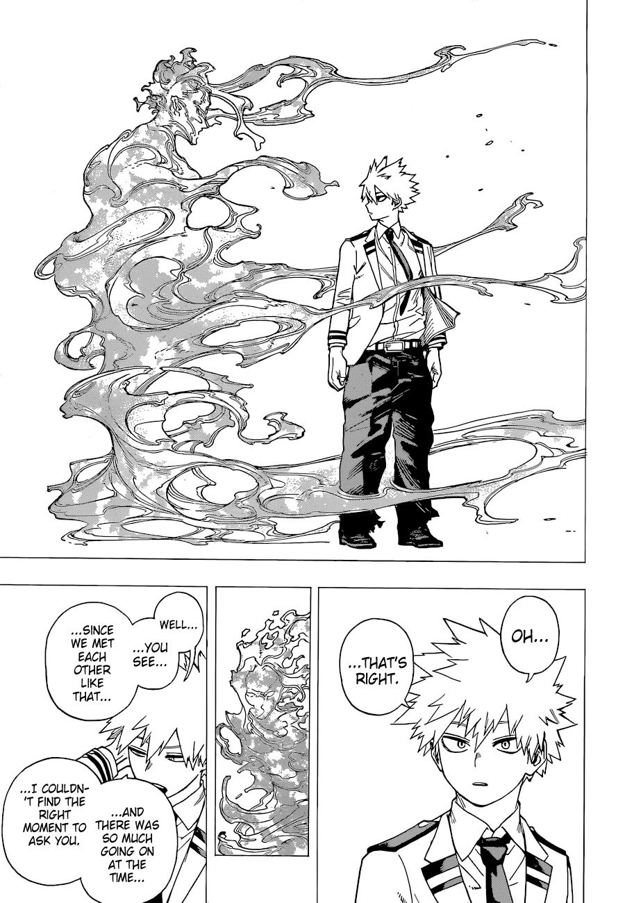 Boku no Hero Academia Chapter 362 page 11 - Chapter 362: Light Fades to Rain