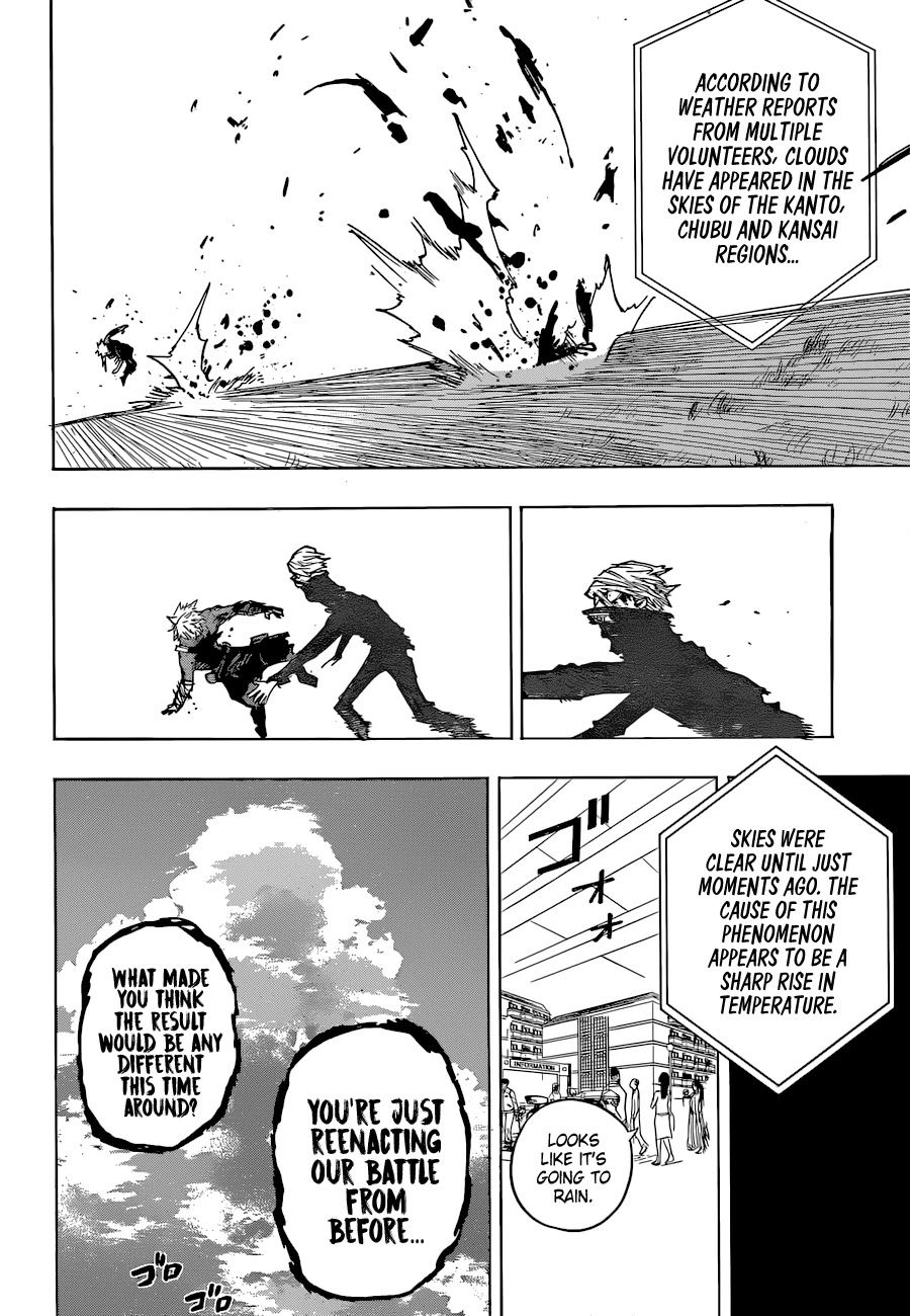 Boku no Hero Academia Chapter 362 page 14 - Chapter 362: Light Fades to Rain