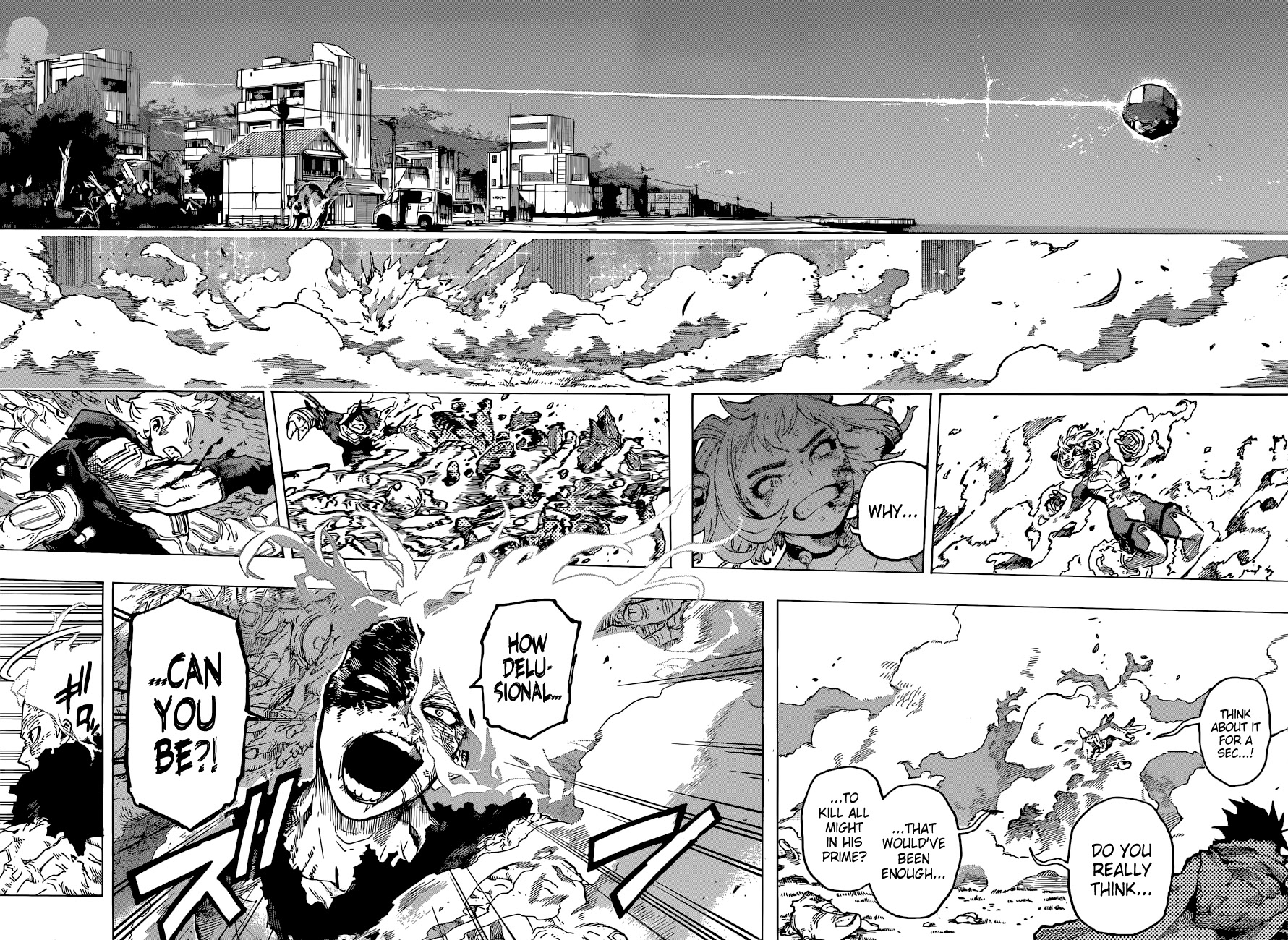 Boku no Hero Academia Chapter 362 page 5 - Chapter 362: Light Fades to Rain