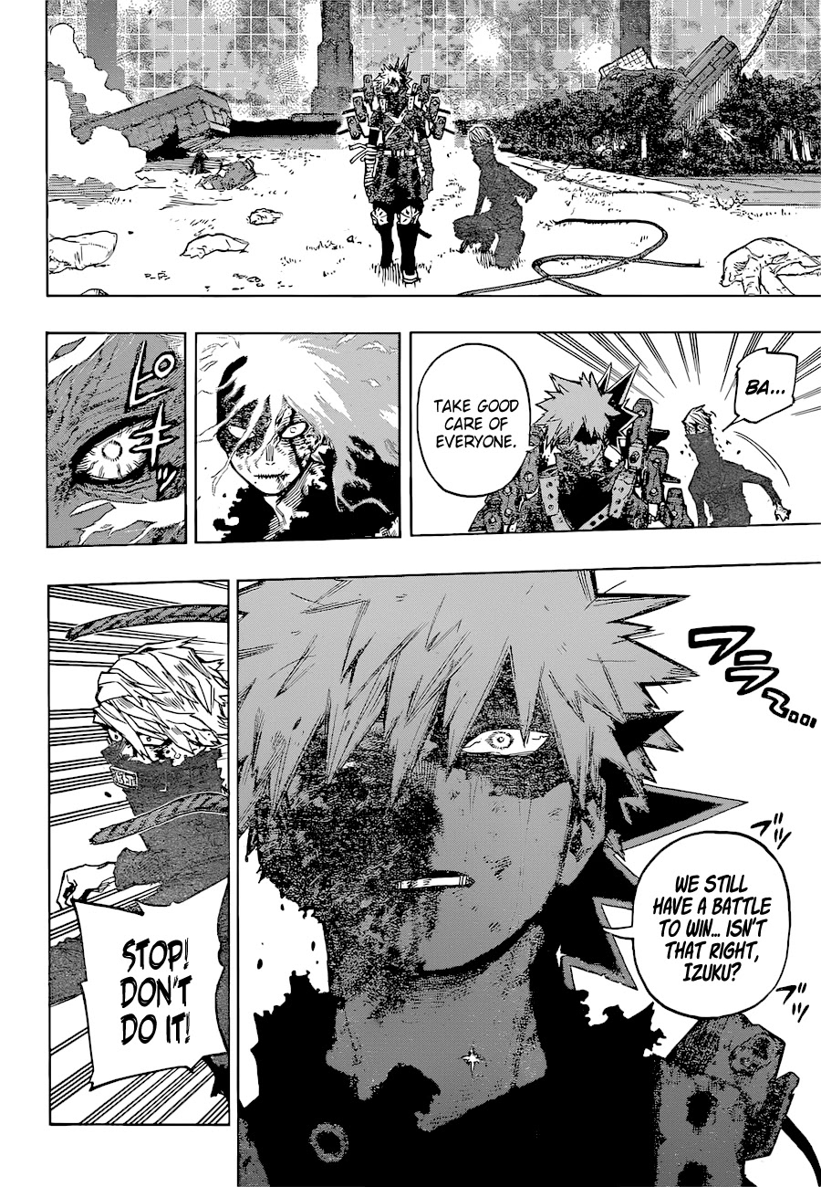 Boku no Hero Academia Chapter 362 page 6 - Chapter 362: Light Fades to Rain