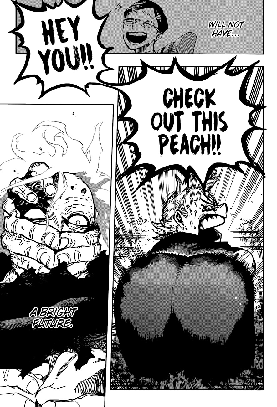 Boku no Hero Academia Chapter 366 page 11 - Chapter 366: Peach