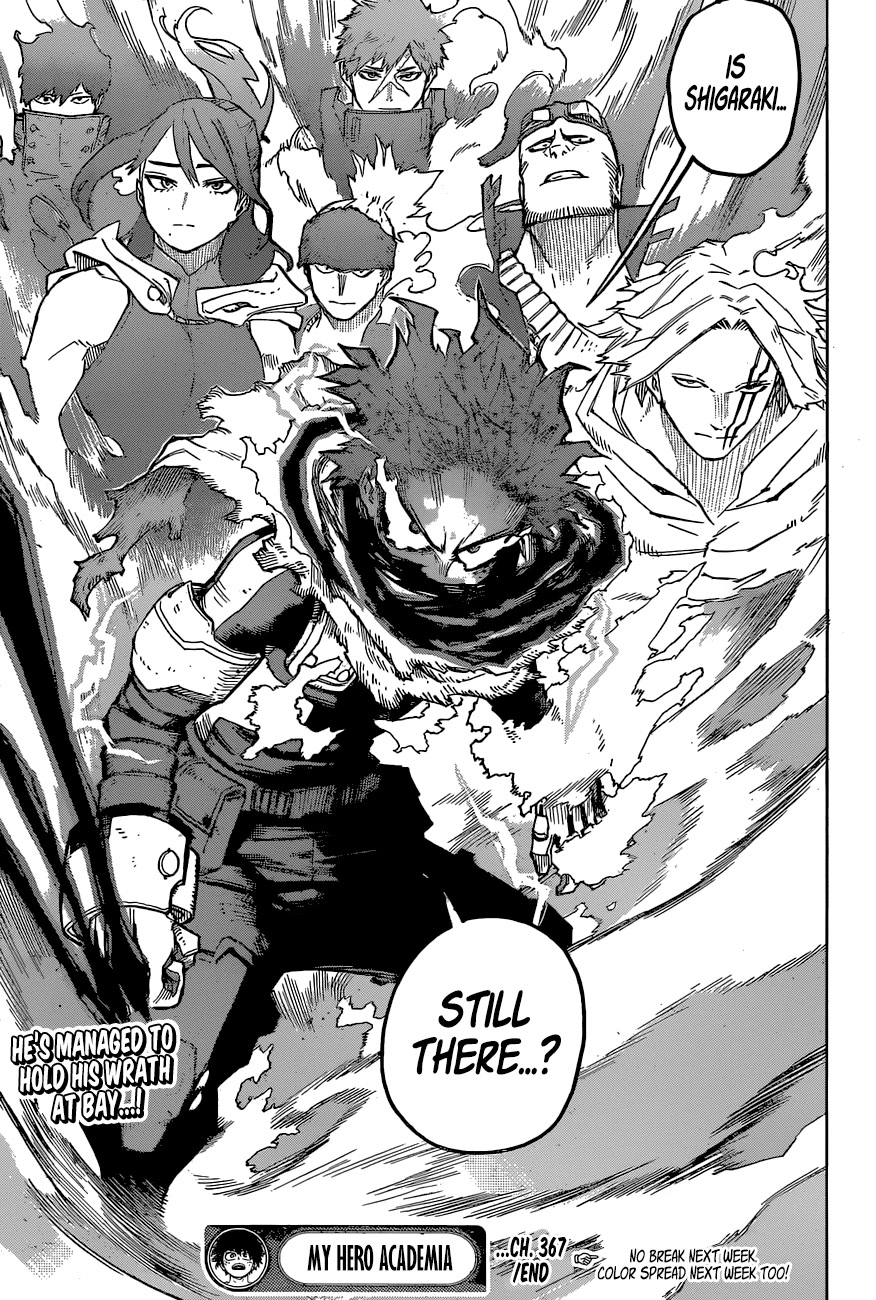 Boku no Hero Academia Chapter 367 page 18 - Chapter 367: Deku Vs AFO