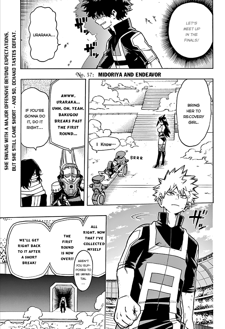 Boku no Hero Academia Chapter 37 page 5 - Chapter 37: Midoriya and Endeavor
