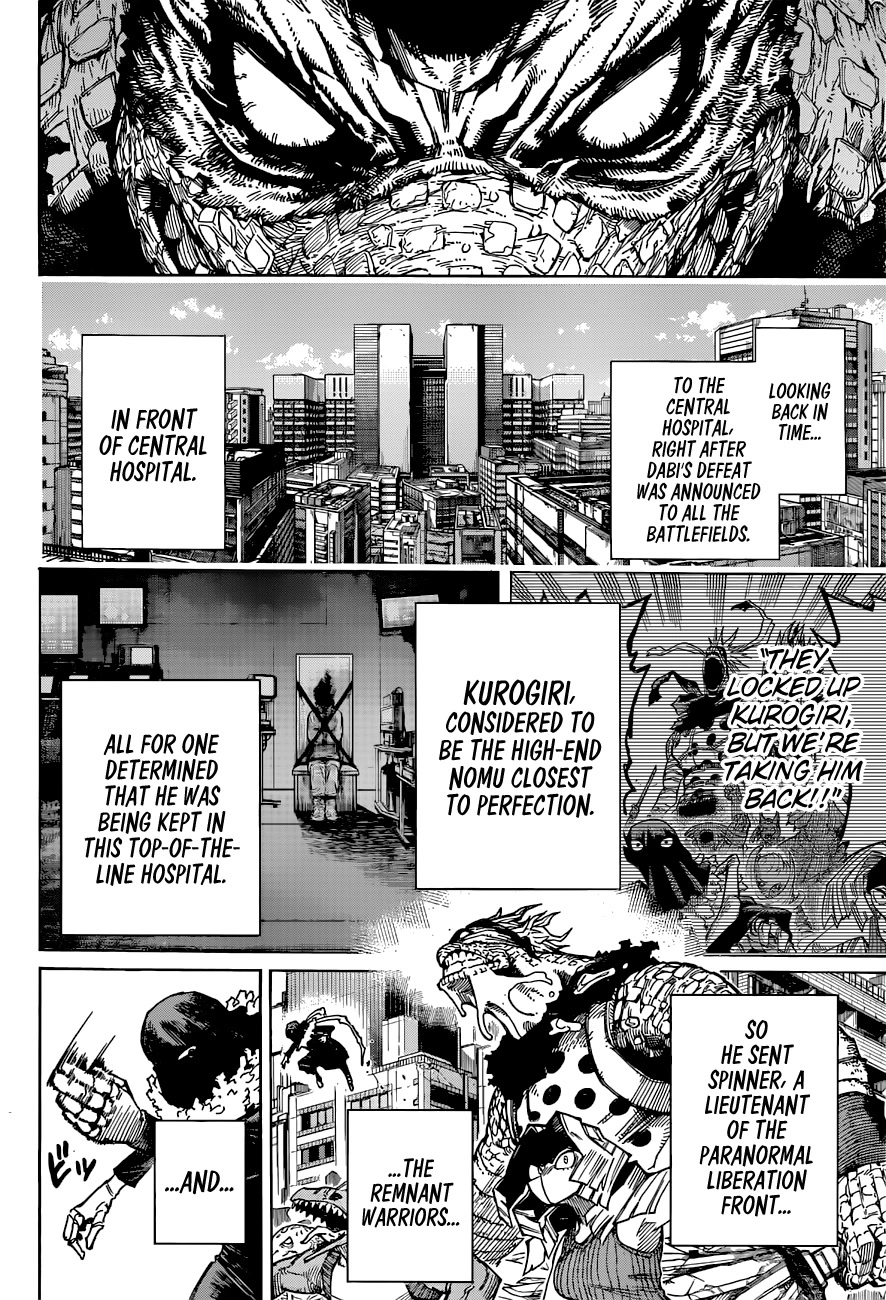 Boku no Hero Academia Chapter 370 page 3 - Chapter 370: HIStory