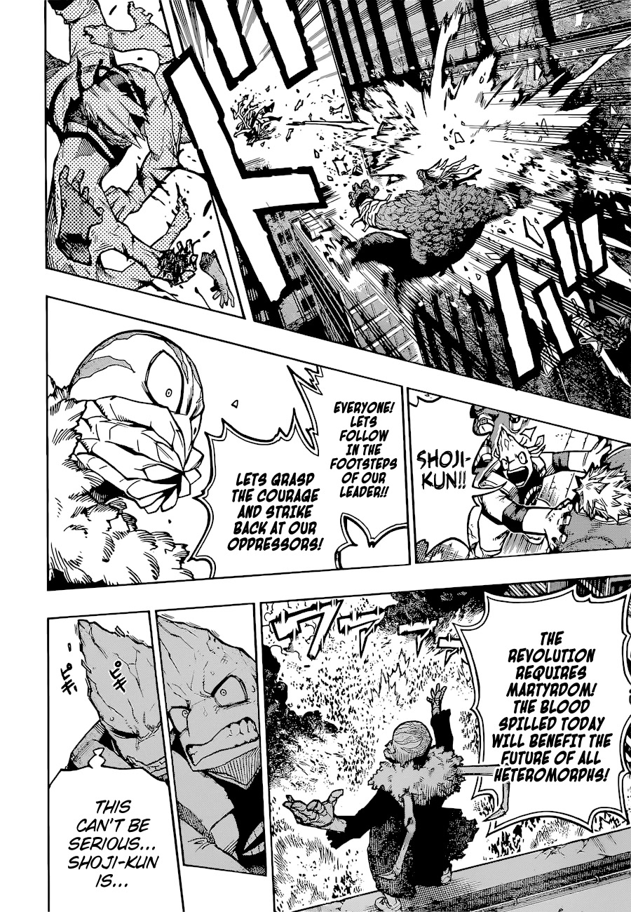 Boku no Hero Academia Chapter 371 page 7 - Chapter 371: Together with Shoji-kun