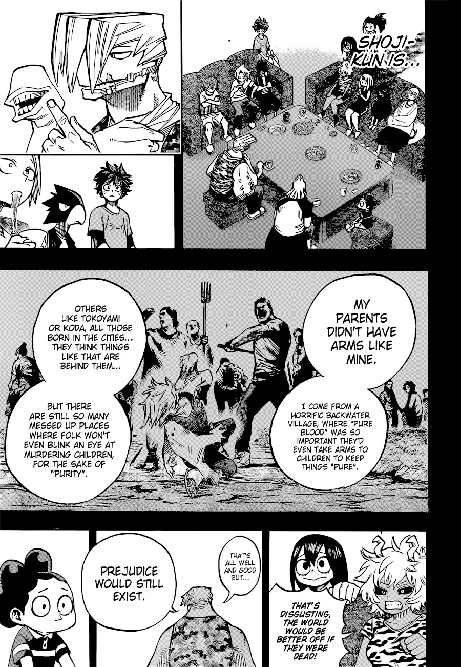 Boku no Hero Academia Chapter 371 page 8 - Chapter 371: Together with Shoji-kun