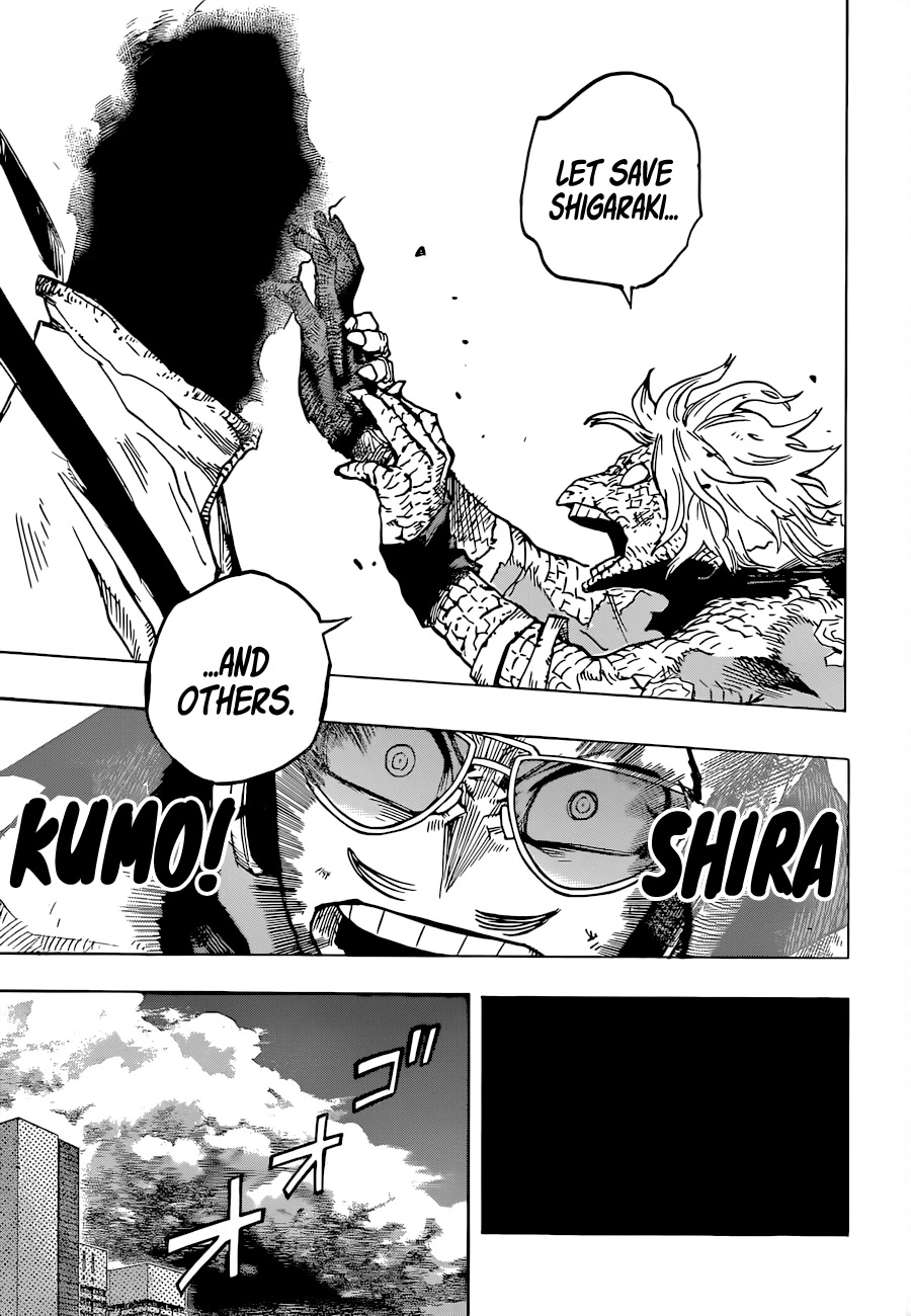 Boku no Hero Academia Chapter 373 page 15 - Chapter 373: Friends