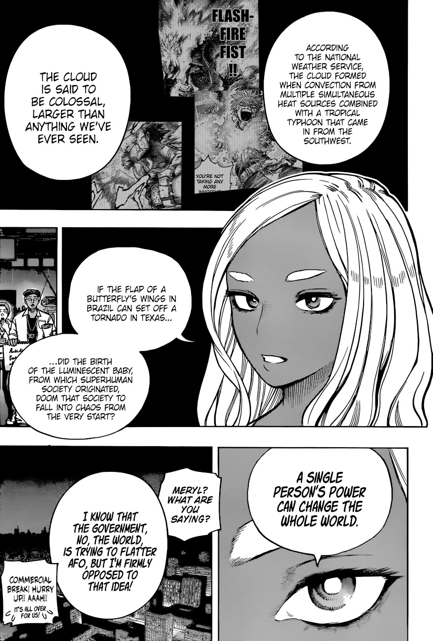 Boku no Hero Academia Chapter 374 page 4 - Chapter 374: Butterfly Effect