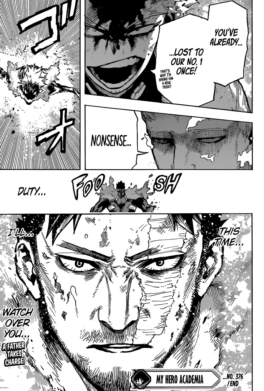 Boku no Hero Academia Chapter 376 page 10 - Chapter 376: A Storm to a Flower