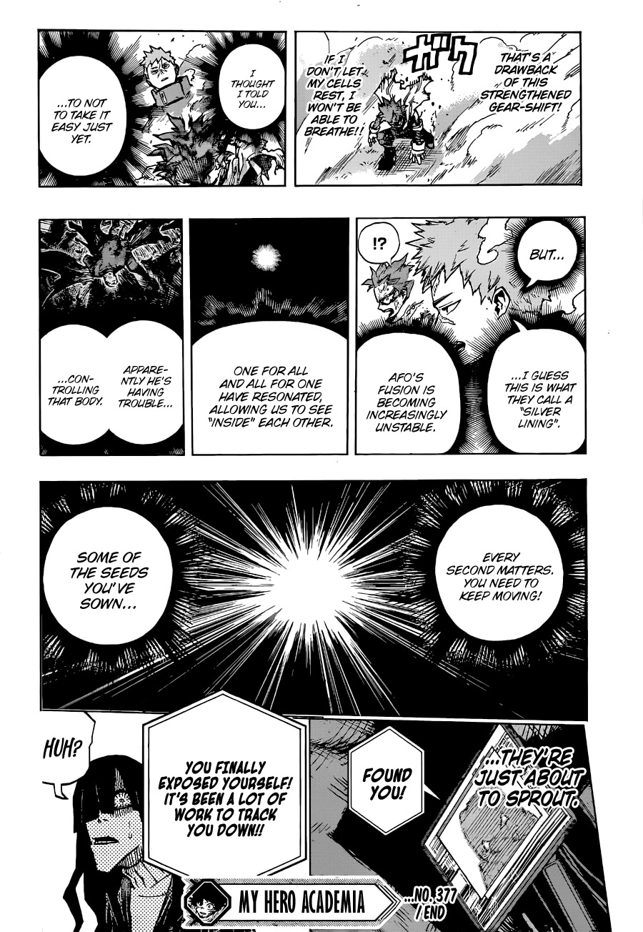 Boku no Hero Academia Chapter 377 page 10 - Chapter 377: All the efforts until now