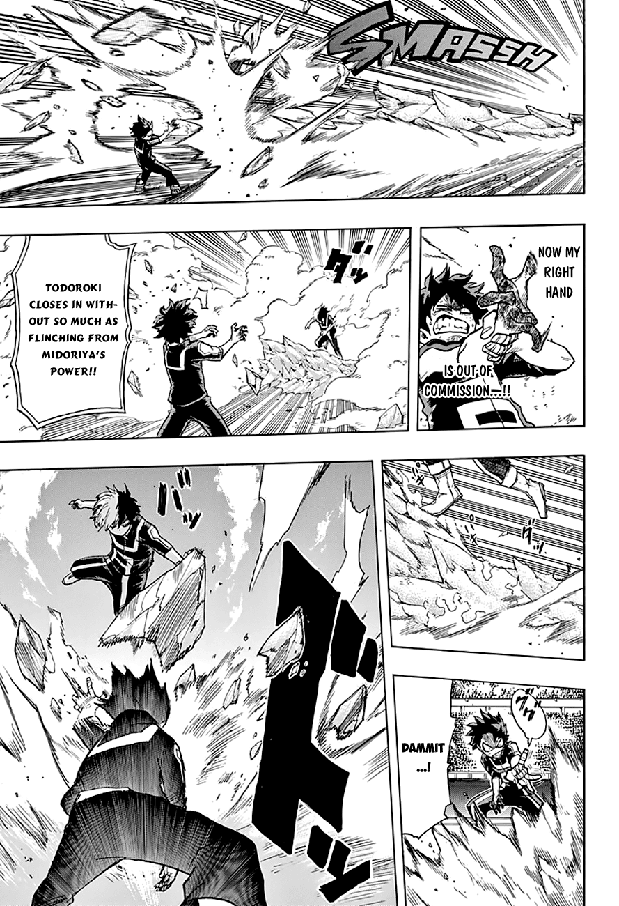 Boku no Hero Academia Chapter 38 page 11 - Chapter 38: Todoroki Vs. Midoriya