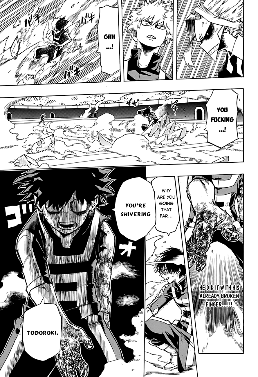 Boku no Hero Academia Chapter 38 page 17 - Chapter 38: Todoroki Vs. Midoriya