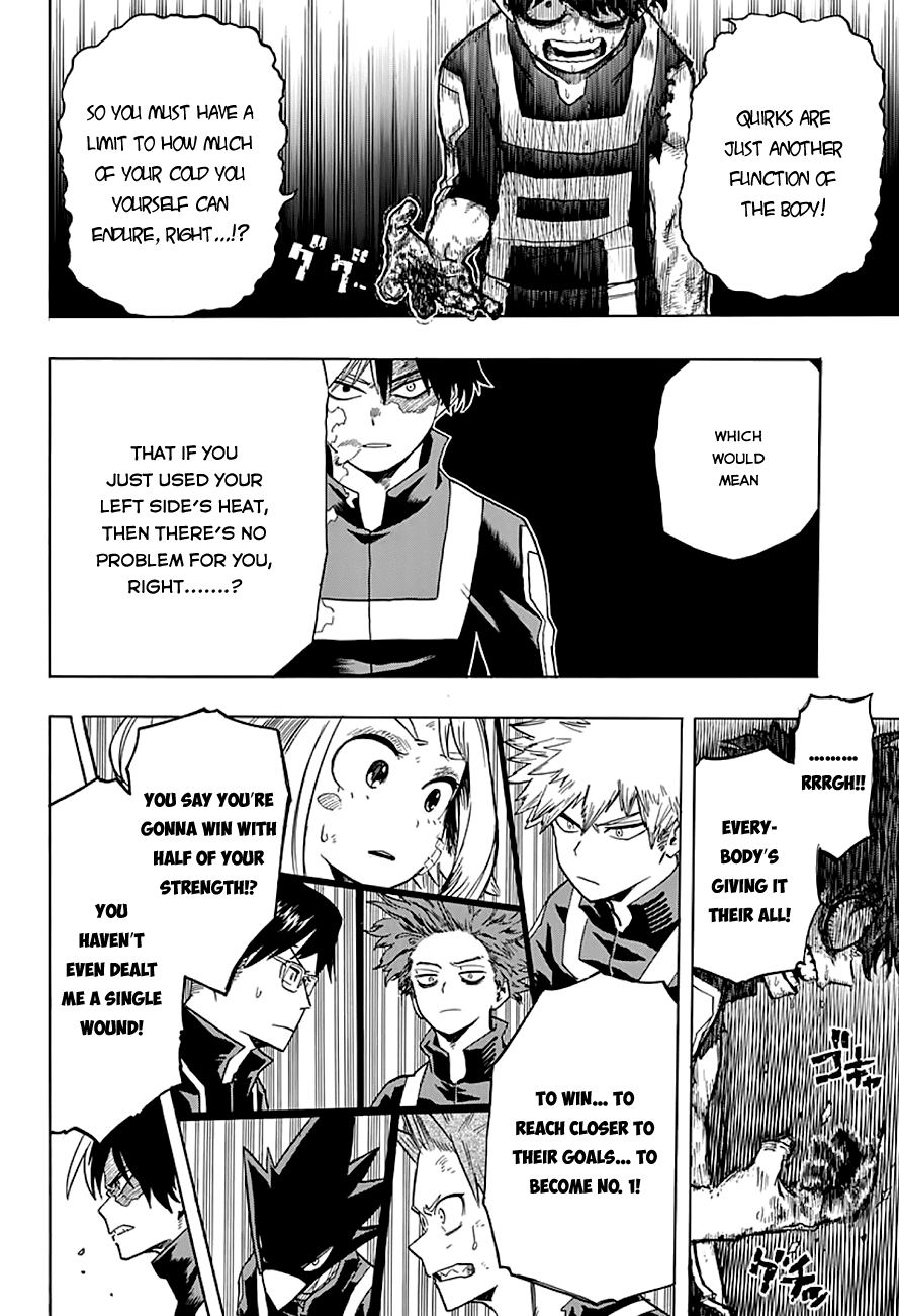 Boku no Hero Academia Chapter 38 page 18 - Chapter 38: Todoroki Vs. Midoriya