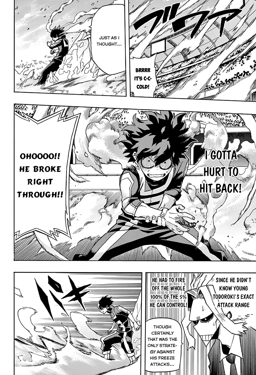 Boku no Hero Academia Chapter 38 page 6 - Chapter 38: Todoroki Vs. Midoriya