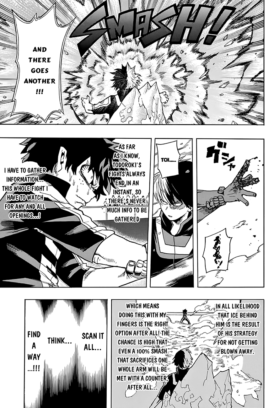 Boku no Hero Academia Chapter 38 page 7 - Chapter 38: Todoroki Vs. Midoriya