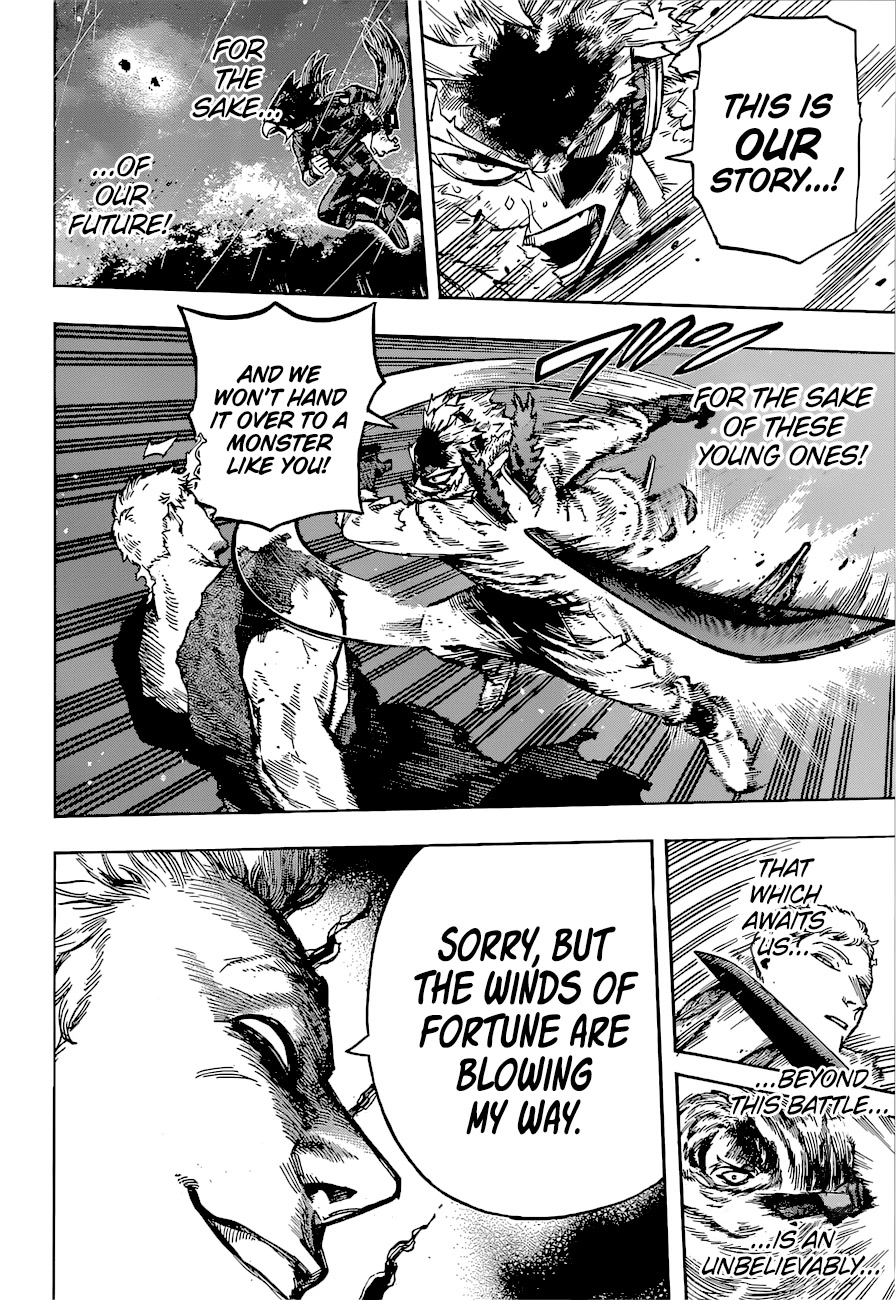 Boku no Hero Academia Chapter 380 page 13 - Chapter 380: Close Call for Realsies