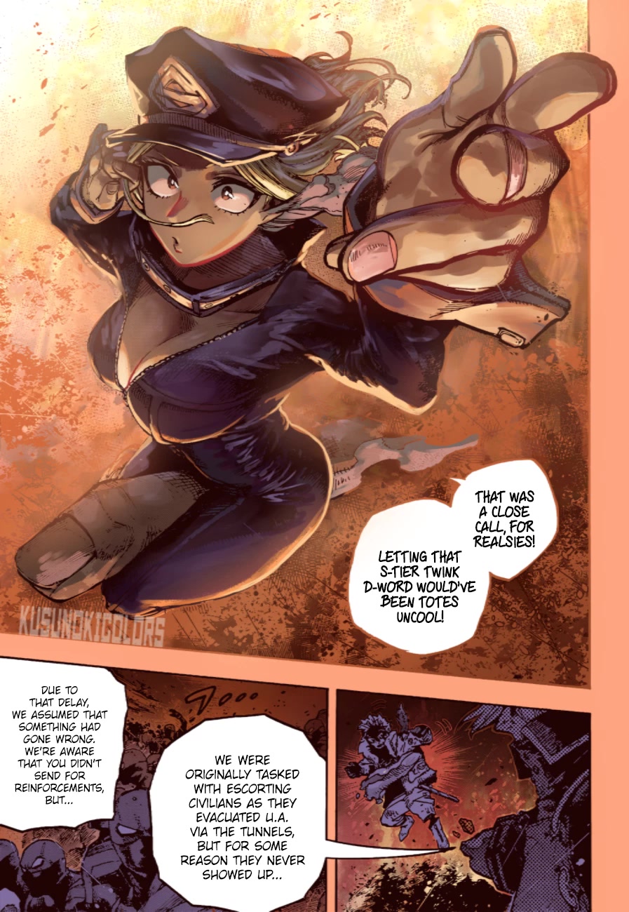 Boku no Hero Academia Chapter 380 page 18 - Chapter 380: Close Call for Realsies