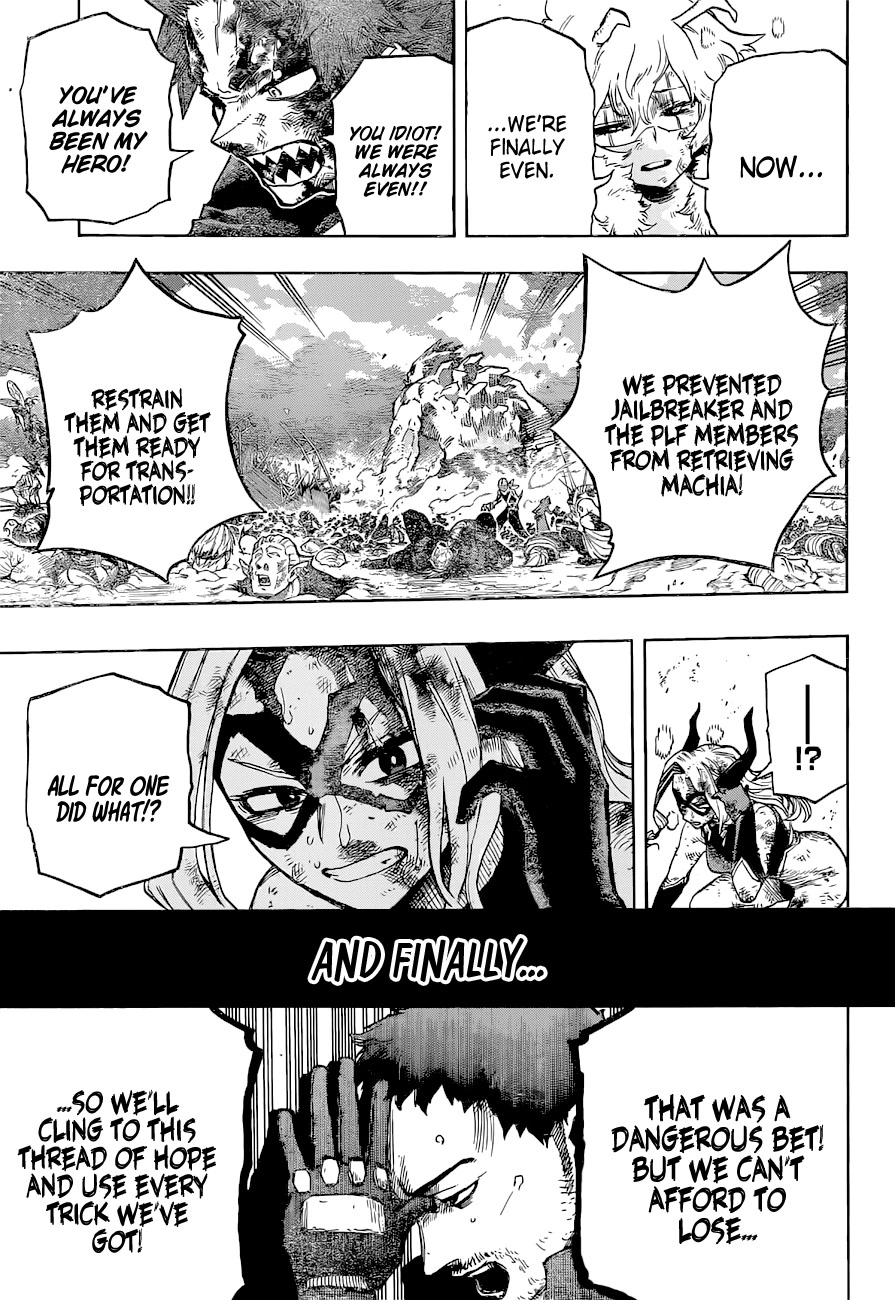 Boku no Hero Academia Chapter 383 page 16 - Chapter 383: A Small Heart