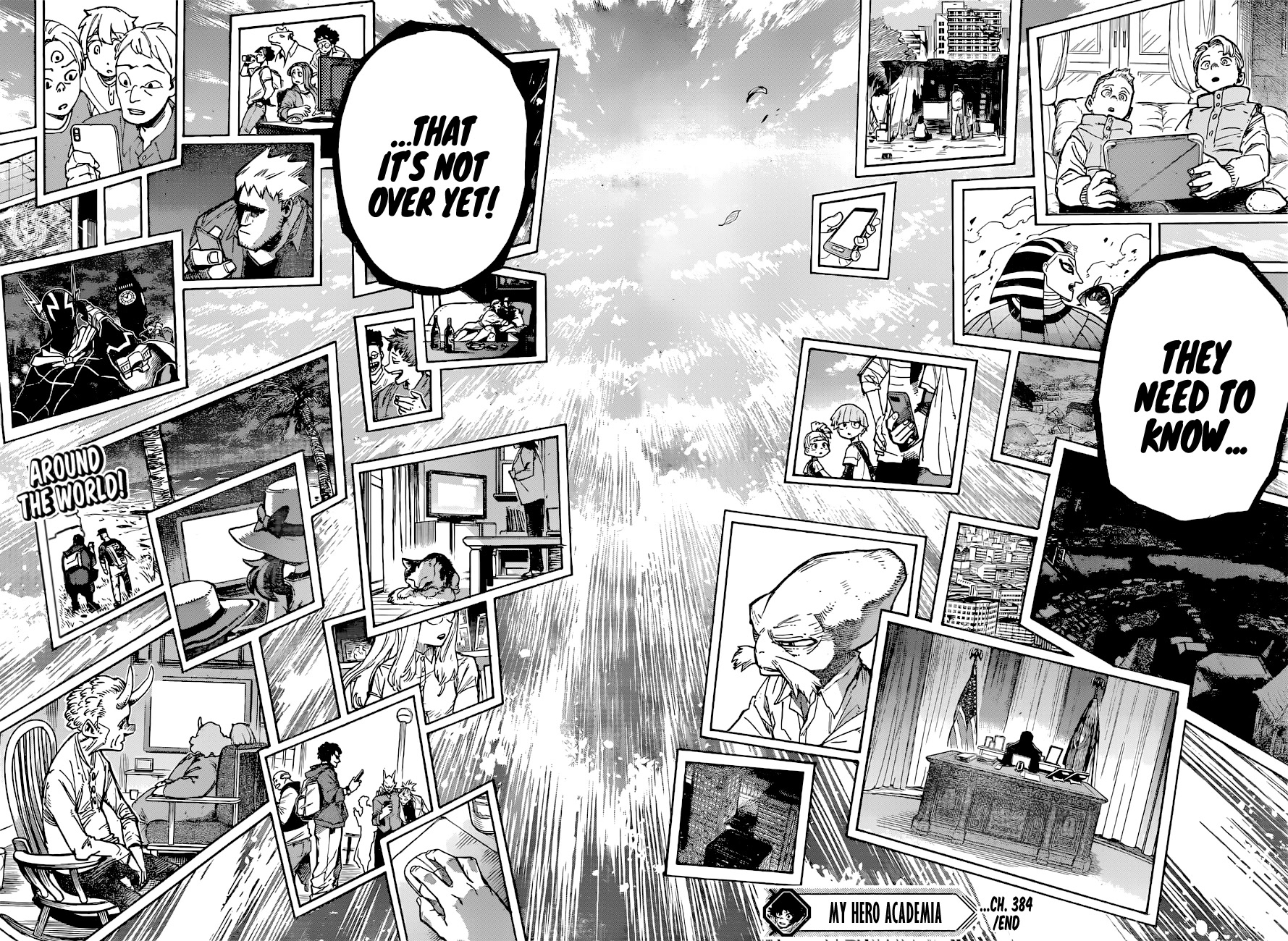 Boku no Hero Academia Chapter 384 page 16 - Chapter 384: It's a small World