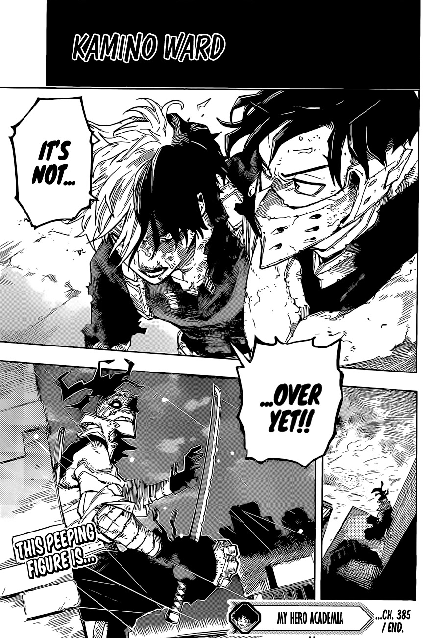 Boku no Hero Academia Chapter 385 page 18 - Chapter 385: A Youthful Urge