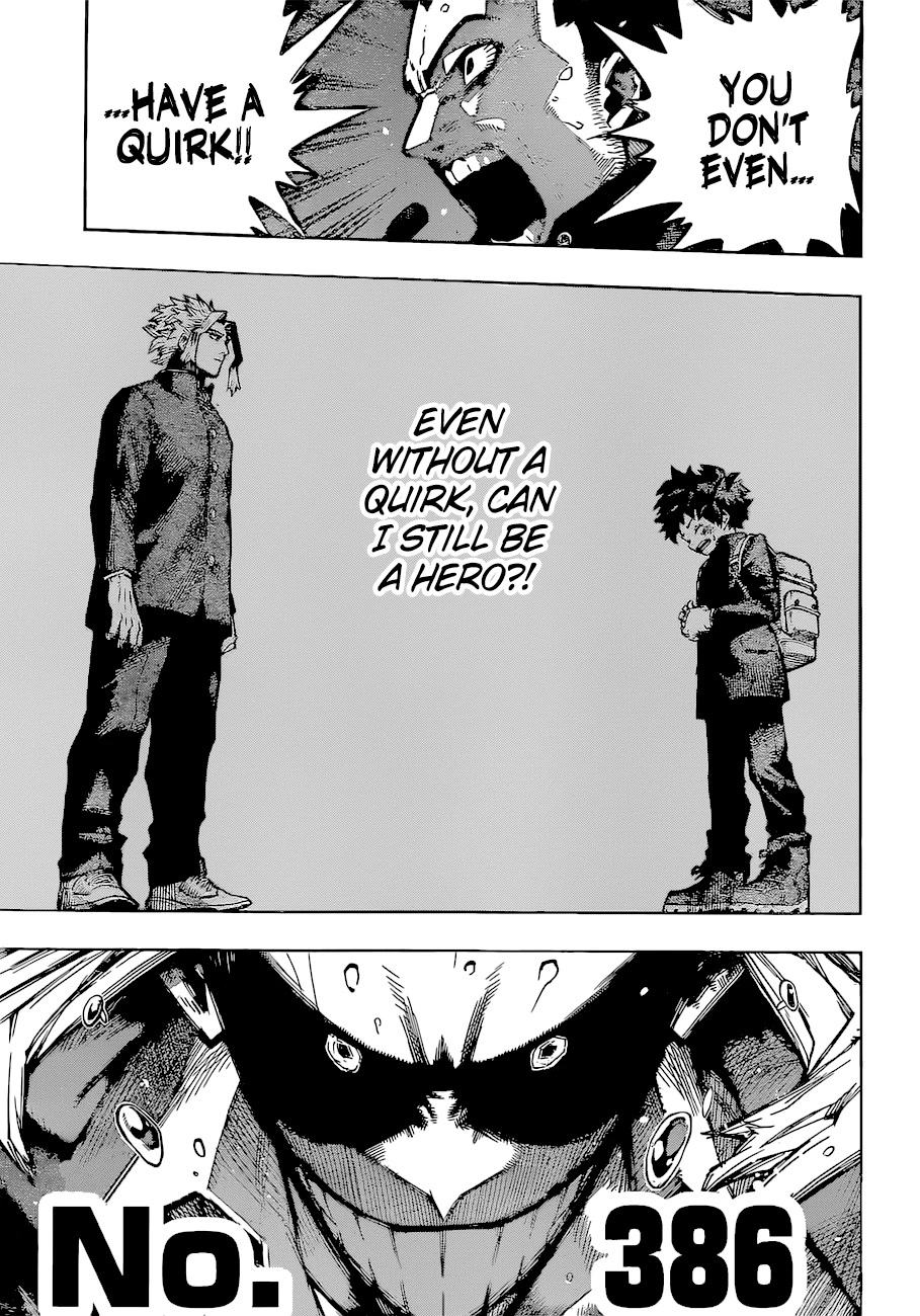 Boku no Hero Academia Chapter 386 page 15 - Chapter 386: I Am Here