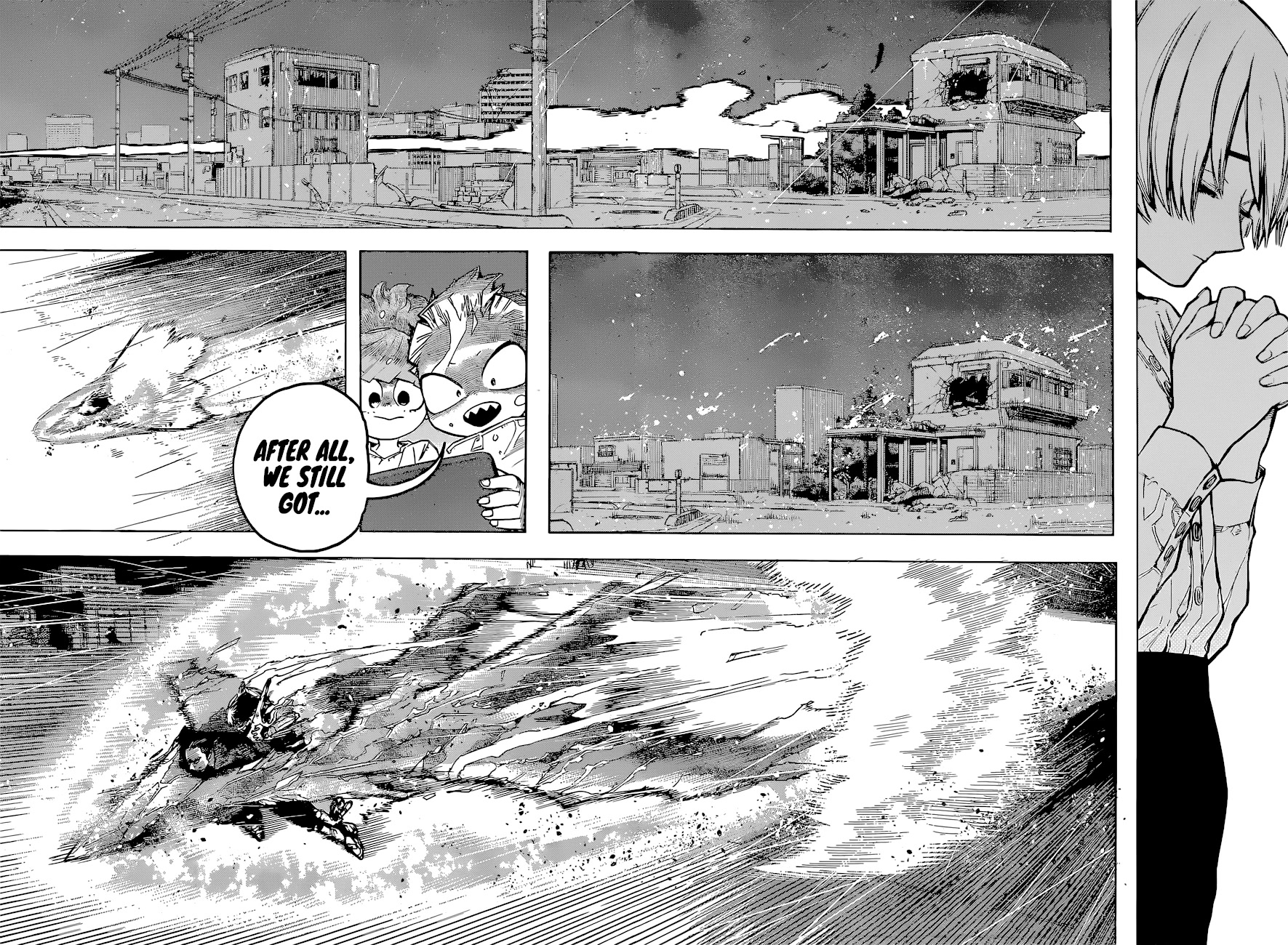 Boku no Hero Academia Chapter 389 page 10 - Chapter 389: Relief and Prayers