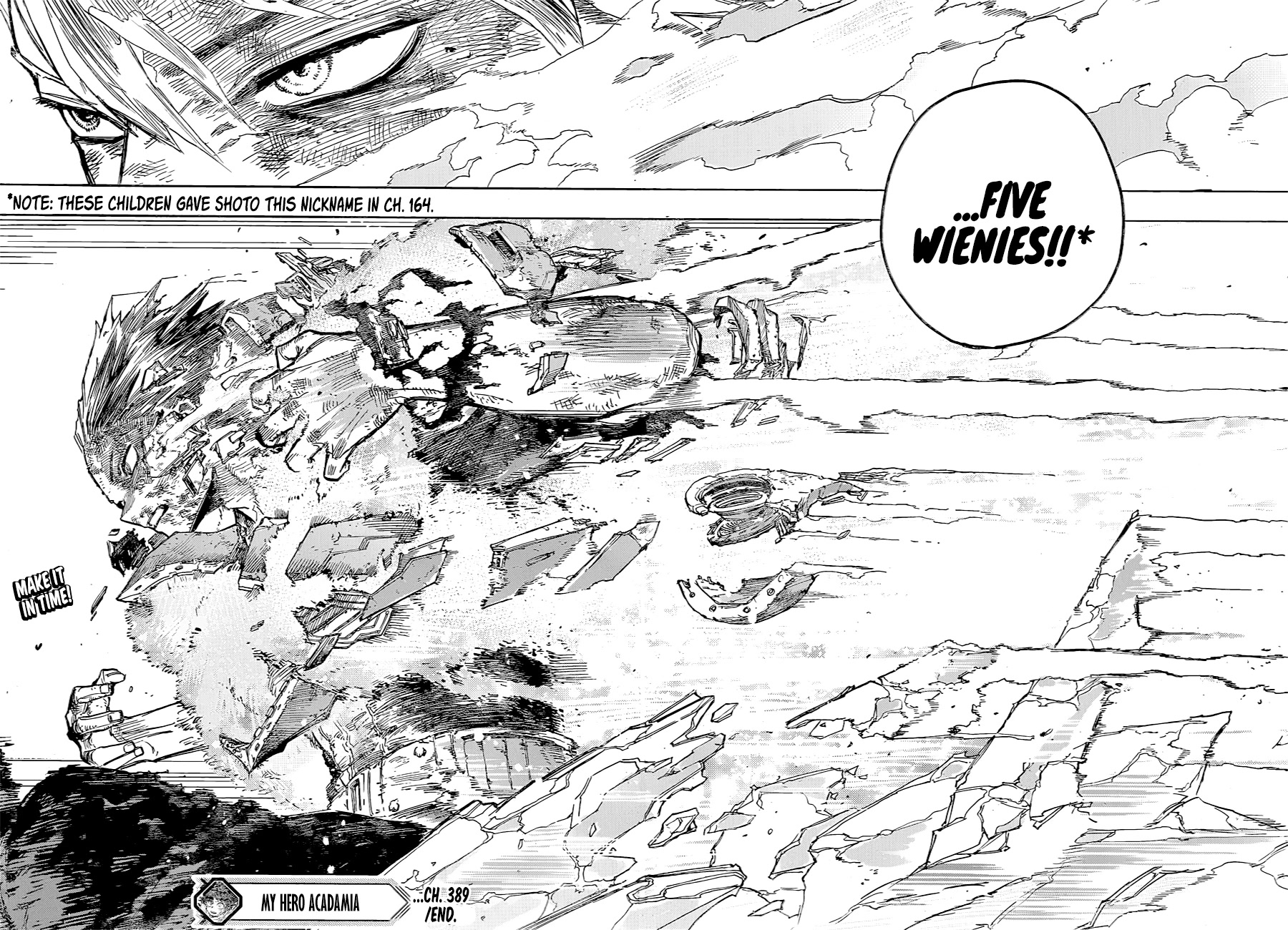 Boku no Hero Academia Chapter 389 page 11 - Chapter 389: Relief and Prayers
