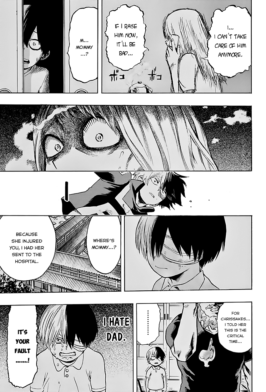Boku no Hero Academia Chapter 39 page 15 - Chapter 39: Todoroki Shouto: The Origin