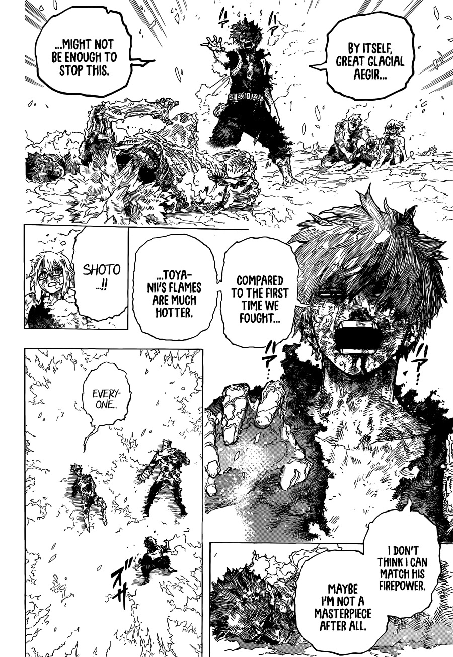 Boku no Hero Academia Chapter 390 page 10 - Chapter 390: Shoto Todoroki : Rising