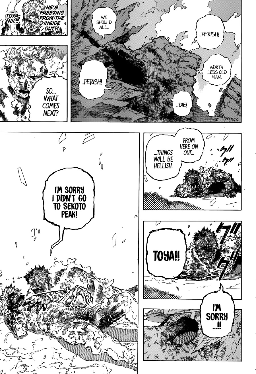Boku no Hero Academia Chapter 390 page 11 - Chapter 390: Shoto Todoroki : Rising